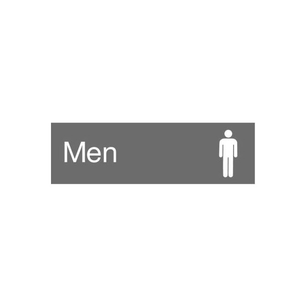 Engraved Sign - Men - Gray
